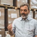 photo of man in warehouse