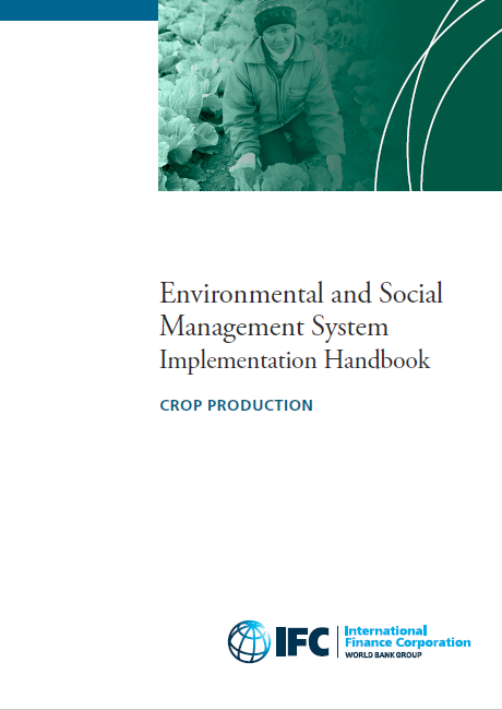 report cover esms handbook crop production