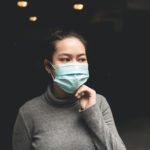 photo of woman wearing face mask