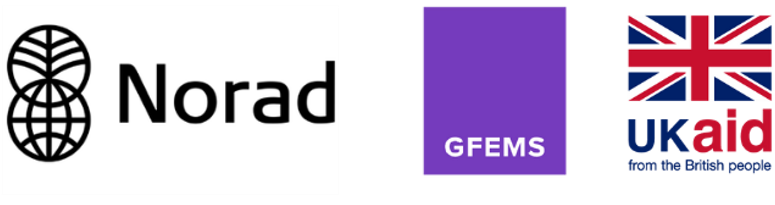 Norad, GFEMS and UK Aid logos